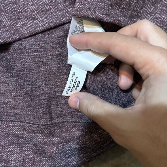 Vineyard Vines Sweatshirt Mens Large Red Herringbone Half Zip Long Sleeve Golf - Picture 10 of 10